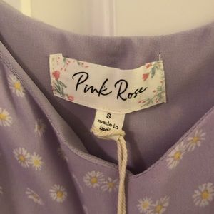 Lavender Floral Tank Top